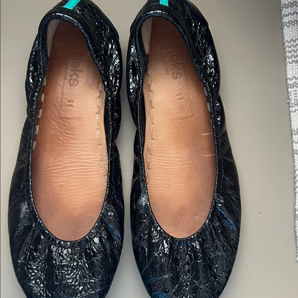Tieks Obsidian Black Flats